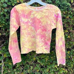*SOLD ON DEPOP* Pretties Limited Edition Lemonade Tie Dye Long Sleeve OG Tee